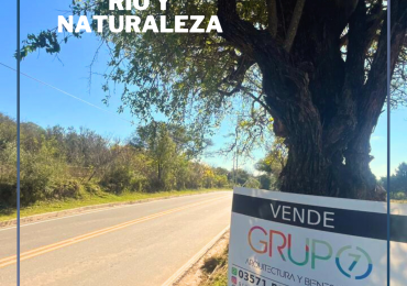 Fraccion de 8000 m2 con bajada al Rio